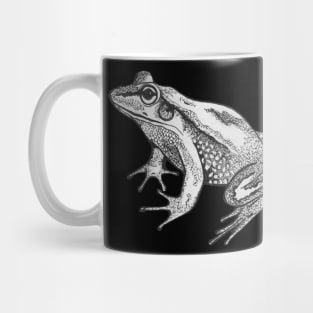 Graphic bnw frog toad Mug